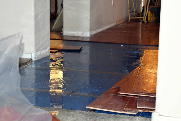 Professional Crawl Space Water Removal technician working in Pescadero, CA